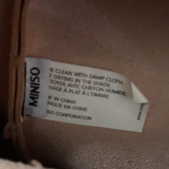 Soft blush pink Miniso mini backpack - Picture 3 of 5